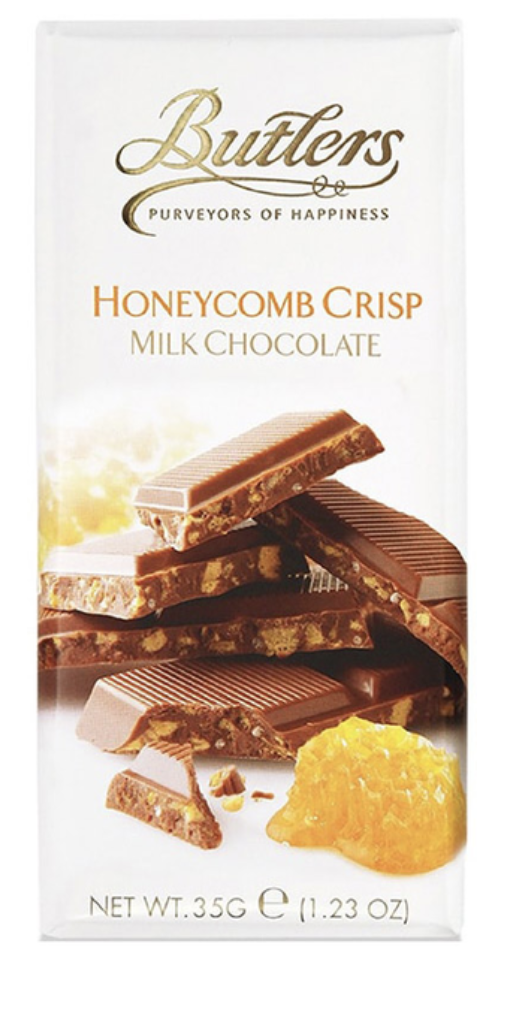 Шоколад мол BUTLERS хруст мед соти 100г